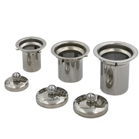3 sizes tea leaf spice filter tea infuser reusable stainless steel mesh tea strainer teapot drinkware kitchen accessories