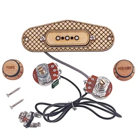 pickup wiring kit pickup piezo sensitive transducer pickups prewired amplifier for cigar box guitars and acoustic instruments