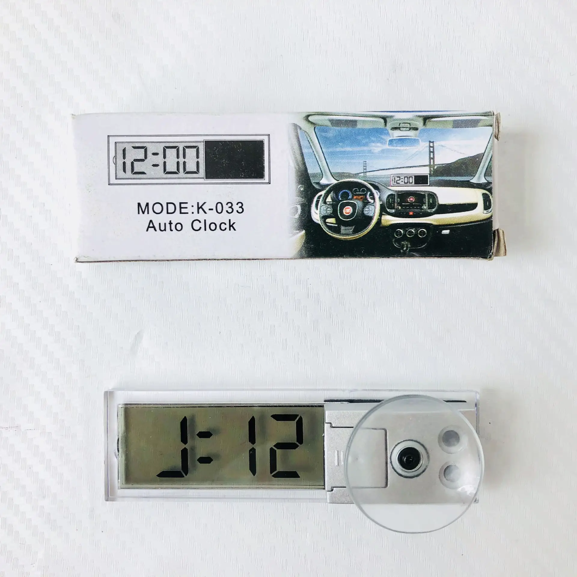 Автомобильный Чак Тип электронные часы автомобильные настольные прозрачные