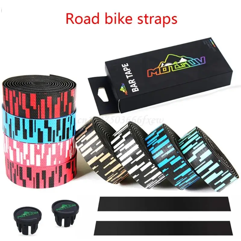 

Wearable Bicycle Handlebar Tape Road Bicycle Anti-Slip EVA/PU Shock Absorption Handle Cycling Tape Bar Wrap End