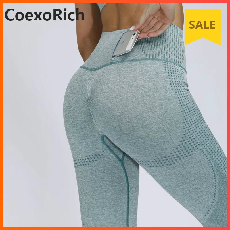 Спортивные штаны для йоги женские леггинсы тренировок фитнеса высокая талия