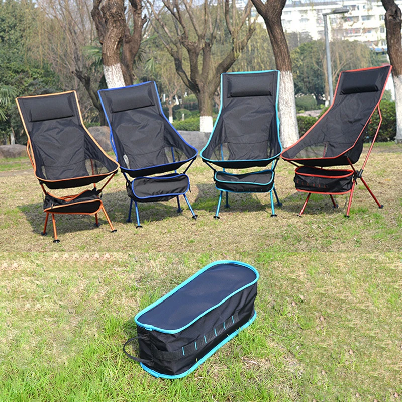 Уличные сверхлегкие складные стулья с Луной портативная рыбалка стул для