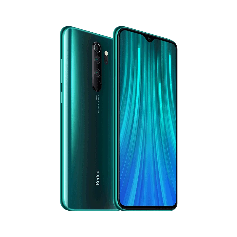 Forest Green 64GB Redmi Note 8 Pro Xiaomi Глобальная версия 6 ГБ 64 ГБ / 128 ГБ Смартфон G90T Octa Core 6,53 ”64-мегапиксельная 4500 мАч NFC Мобильный телефон Android - Цвет: Forest Green 64GB