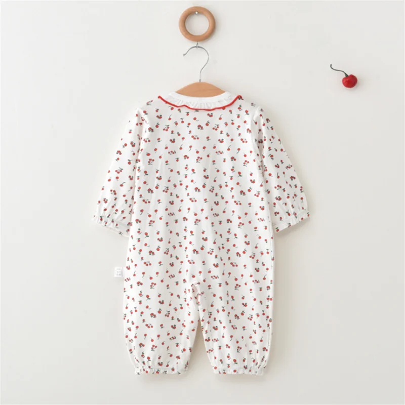 

Baby Girl Clothes for Newborns Cotton Print Rompers Jumpsuits Summer Thin Infant Baby Underwear Children's Clothing 2021