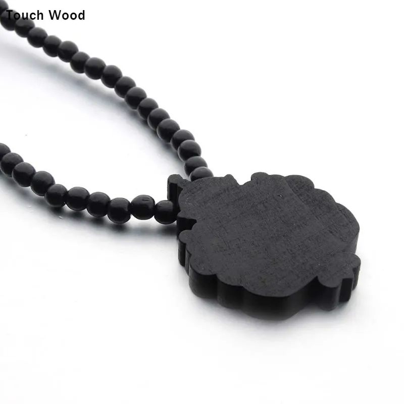 

Laser engraving wooden necklace jewelry violin