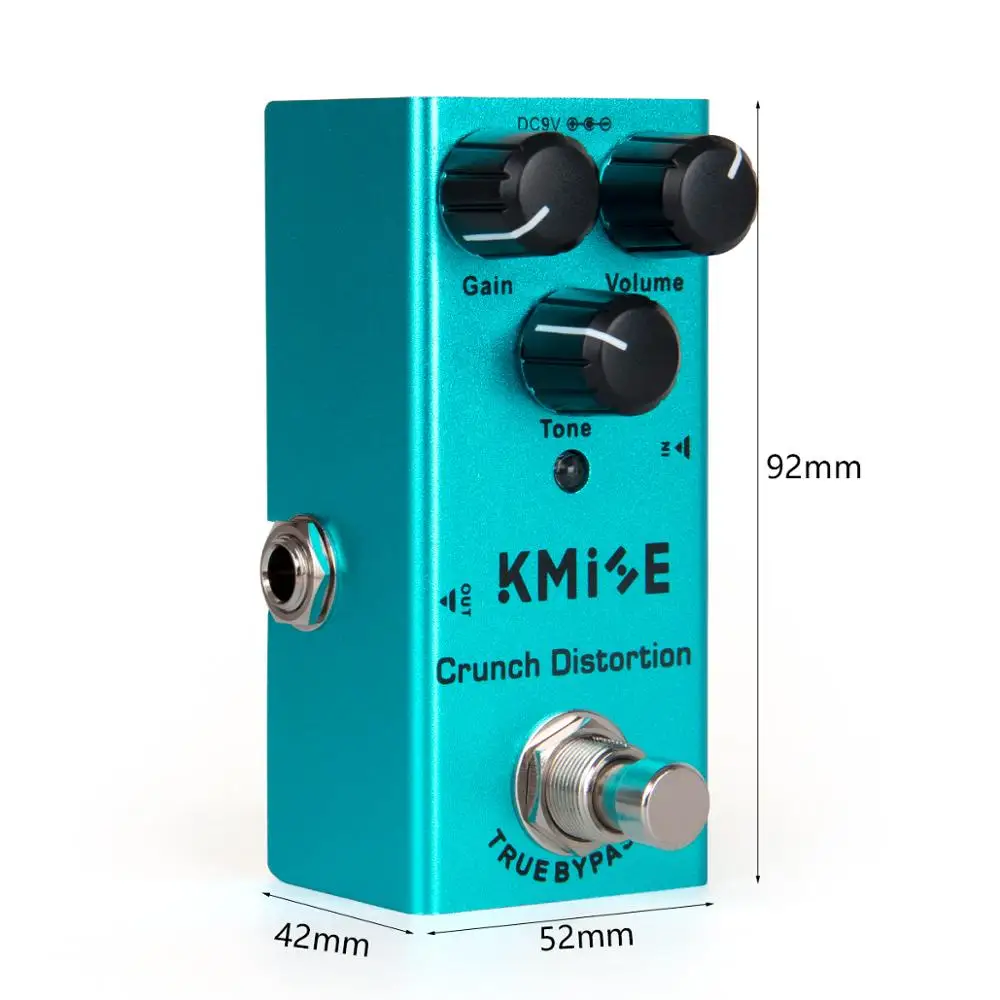 kmise mini elektrische gitarre effekt pedal verzögerungoverdrivecrunchverzerrungvintage phasertremolochorus dc 9v true bypass free global s