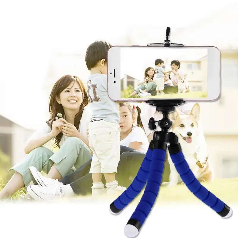 

Tripod Flexible Clip Camera IPhone Mini Stand Mini Sponge Octopus Tripod Phone Tripod for Mini for Phone Holder Phone Flexible S