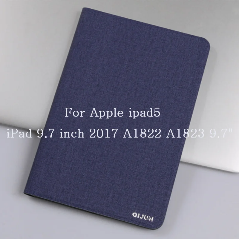 iPad 5 ipad 9.7 2017 Чехол для ipad 5 6 ipad 9,7 Qijun планшетный чехол для ipad 5 ipad 6 A1822 A1823 A1893 A1954 мягкое силиконовое покрытие Стенд кожаный чехол - Цвет: iPad 5 ipad 9.7 2017
