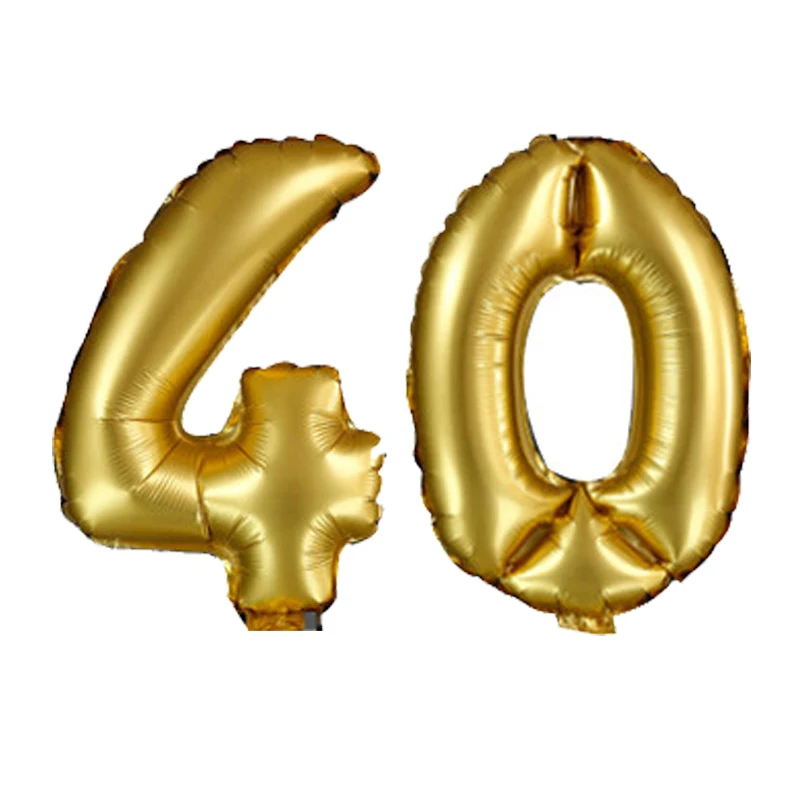 Латексные цифры-шары Chicinlife 30/40/50/60 лет | Дом и сад