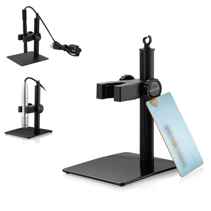 

USB Handheld Microscope Stand Holder Bracket Adjustable Magnifier Loupe Camera T3EC