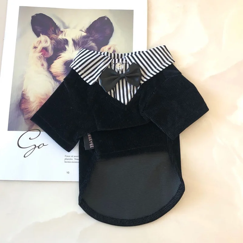 

Pet clothes dog dress suit cat suit wedding dress Teddy Bichon Schnauzer dog clothes