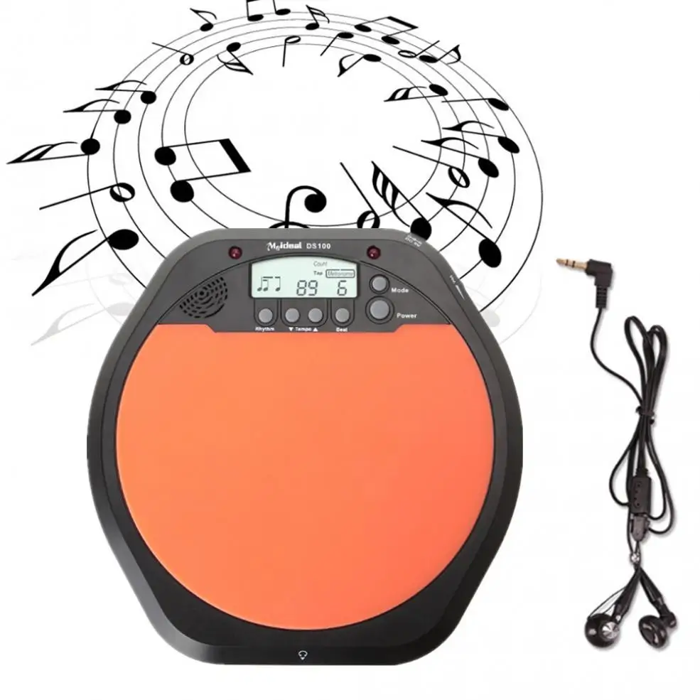 Meideal 30-280 Tempo / Min Digital Electric Metronome Drum Pad for Training / Practice enlarge