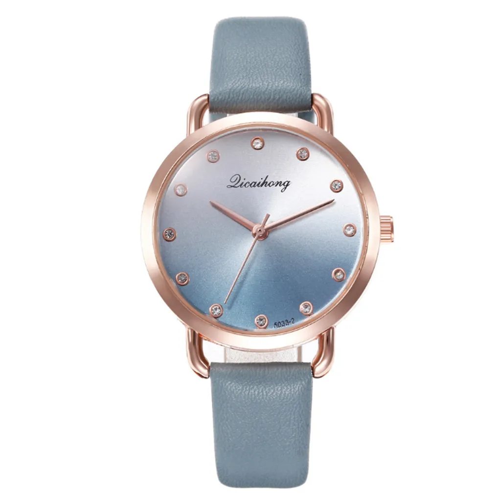 Модные женские часы с ремешком кварцевые со стразами студенческие модели