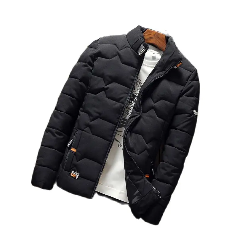 Мужская зимняя куртка новая осенняя модная мужская повседневная приталенная