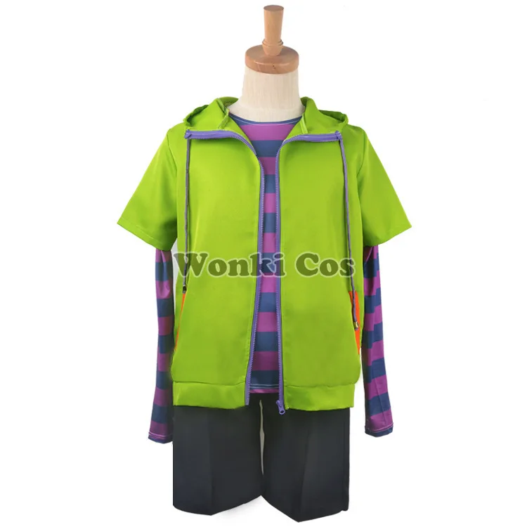 SK8 The Infinity Miya Chinen Cosplay Costume Wig Hoodie Shirt Pants with Tail Cute Casual Suits Short Black Sports Shoes | Тематическая