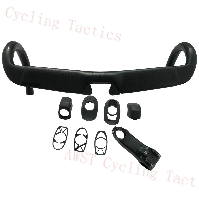 Велосипедный углеродный Интегрированный руль ручки для дорожного велосипеда