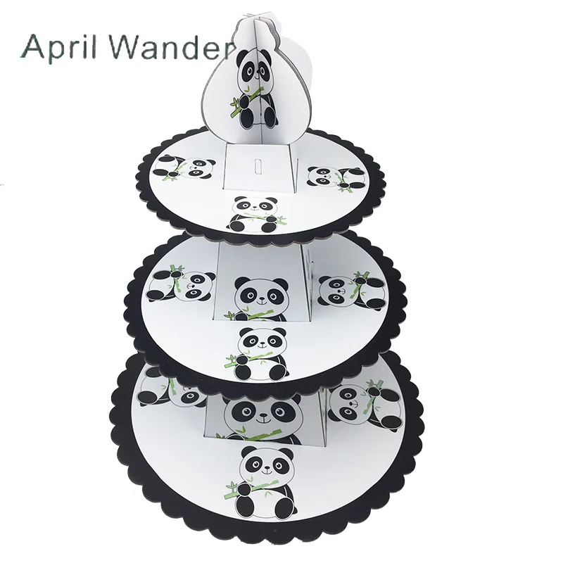 3-уровневый милый держатель для торта подставка кексов товары вечеринки в честь