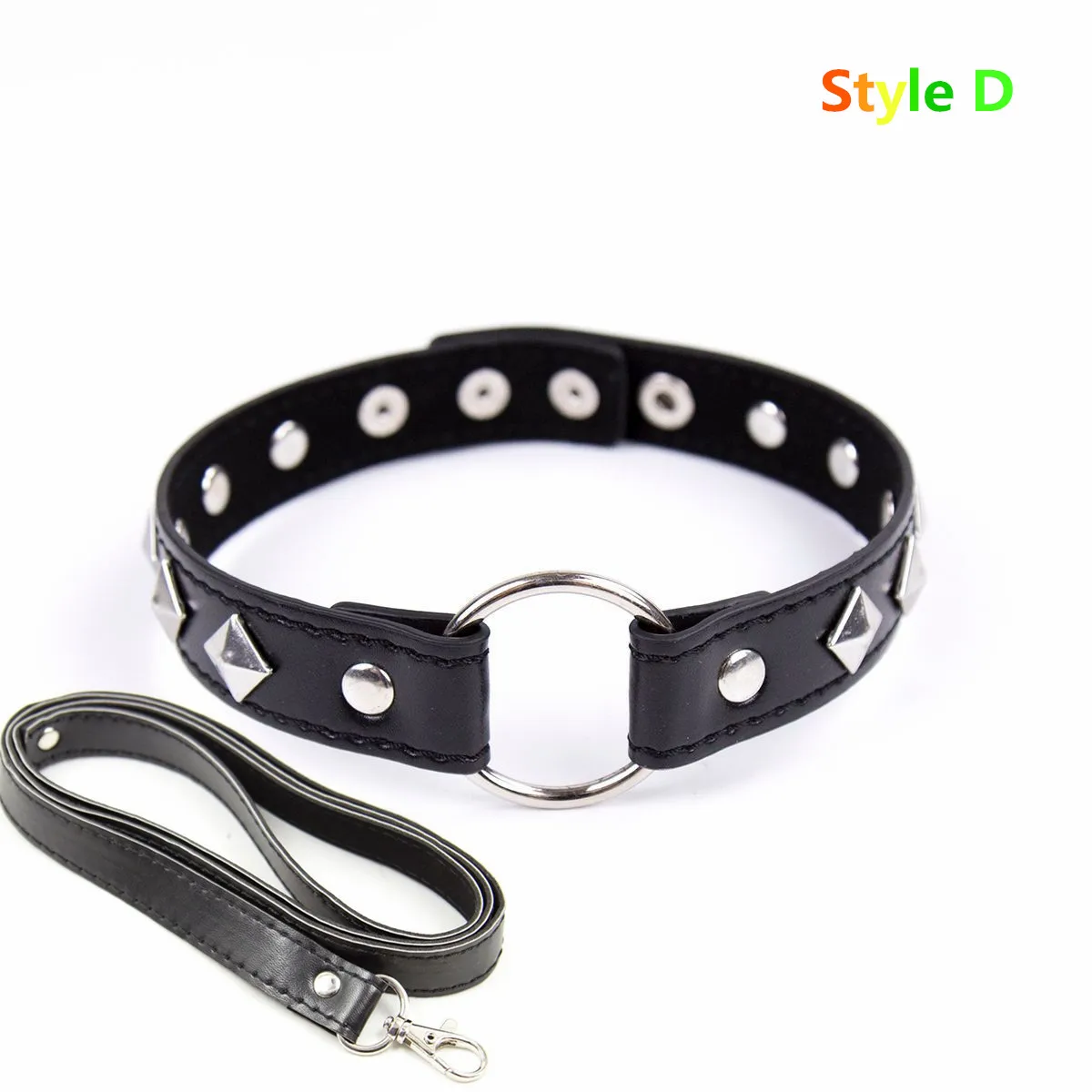 Эротический кожаный связывающий ошейник ремни с уплотнительным кольцом для БДСМ