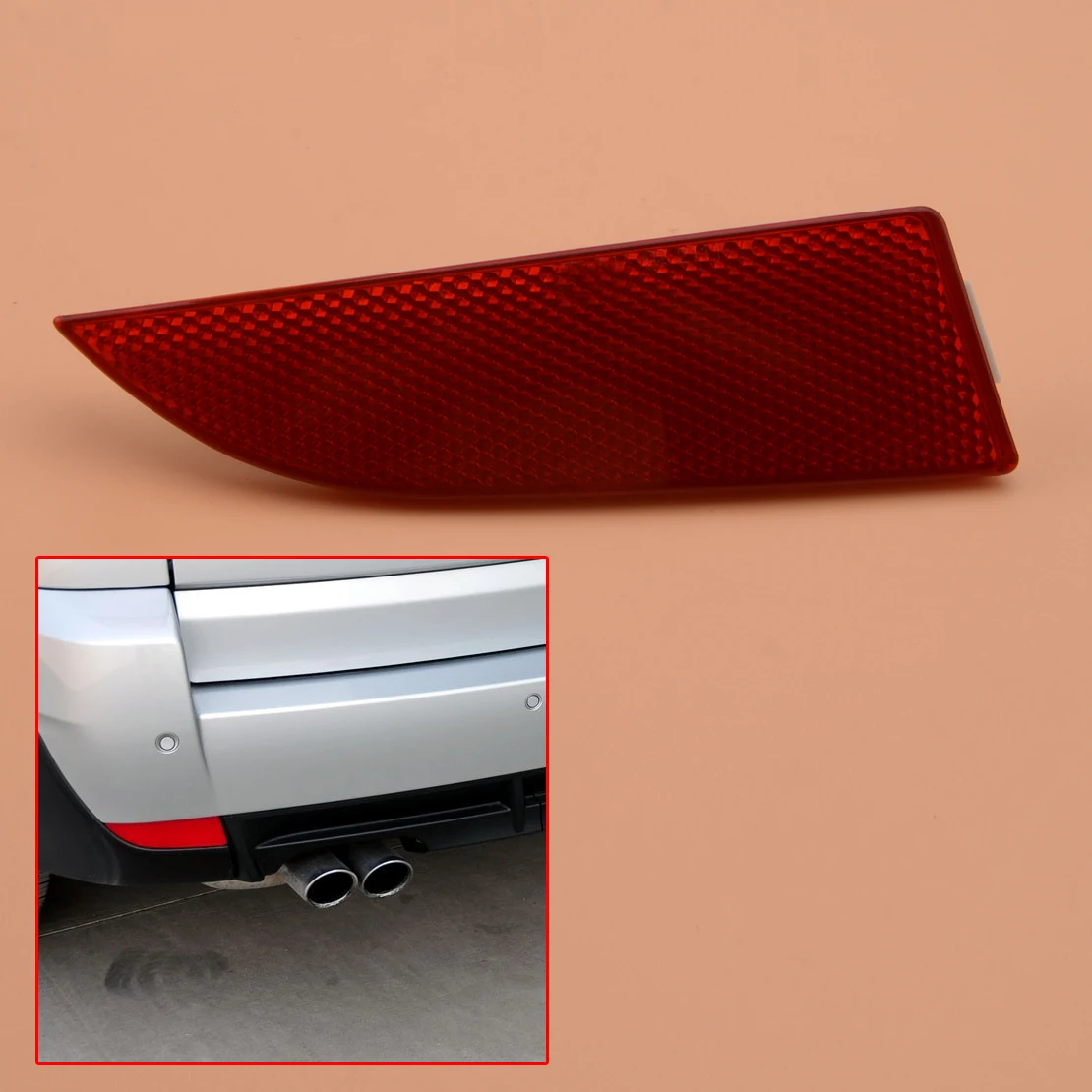 

63147162217 задний левый бампер боковой маркер отражатель светильник корпус без лампы подходит для BMW E83 X3 2007 2008 2009 2010