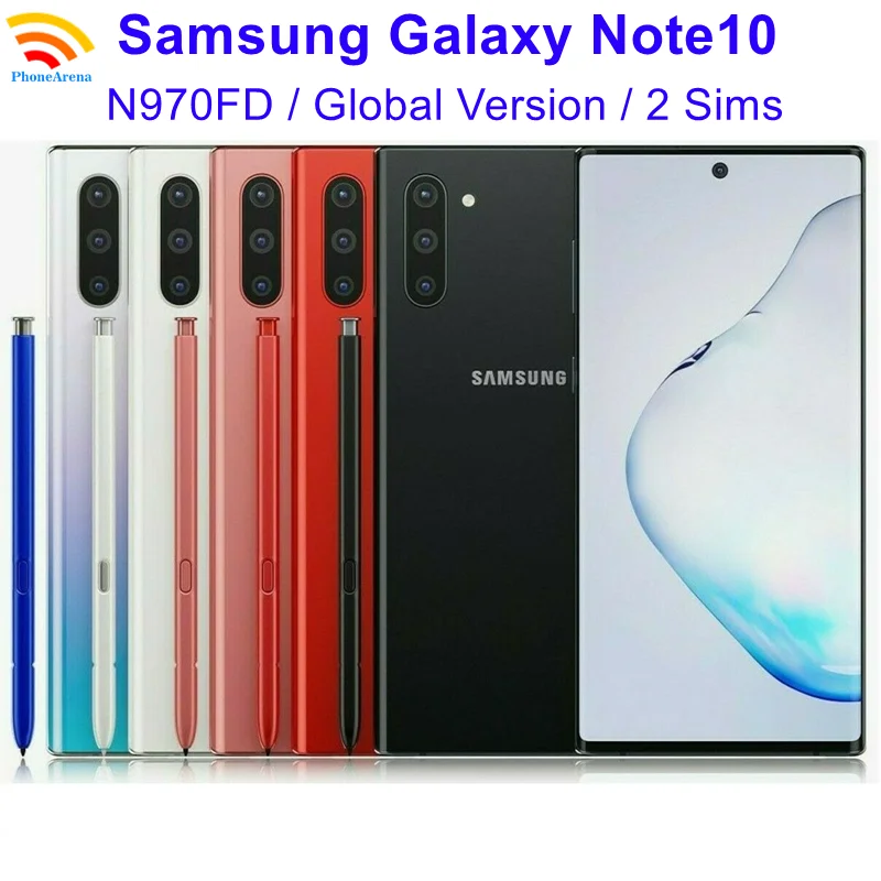 Samsung Galaxy Note 10 смартфон с 5 5-дюймовым дисплеем восьмиядерным процессором ОЗУ 8 Гб