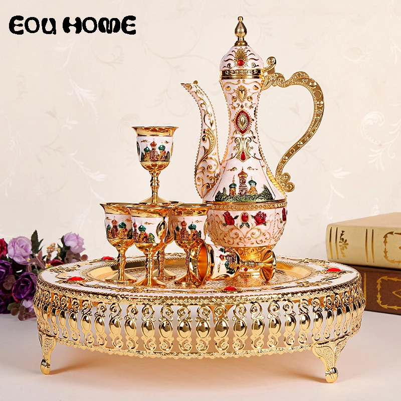 8 шт./компл. Европейская русский Цвет бар наборы цинковый сплав высокого качества