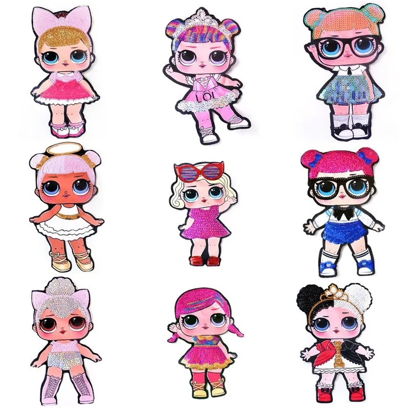 Нашивки с вышивкой 50 шт./лот буквы аксессуары для украшения одежды мультяшный