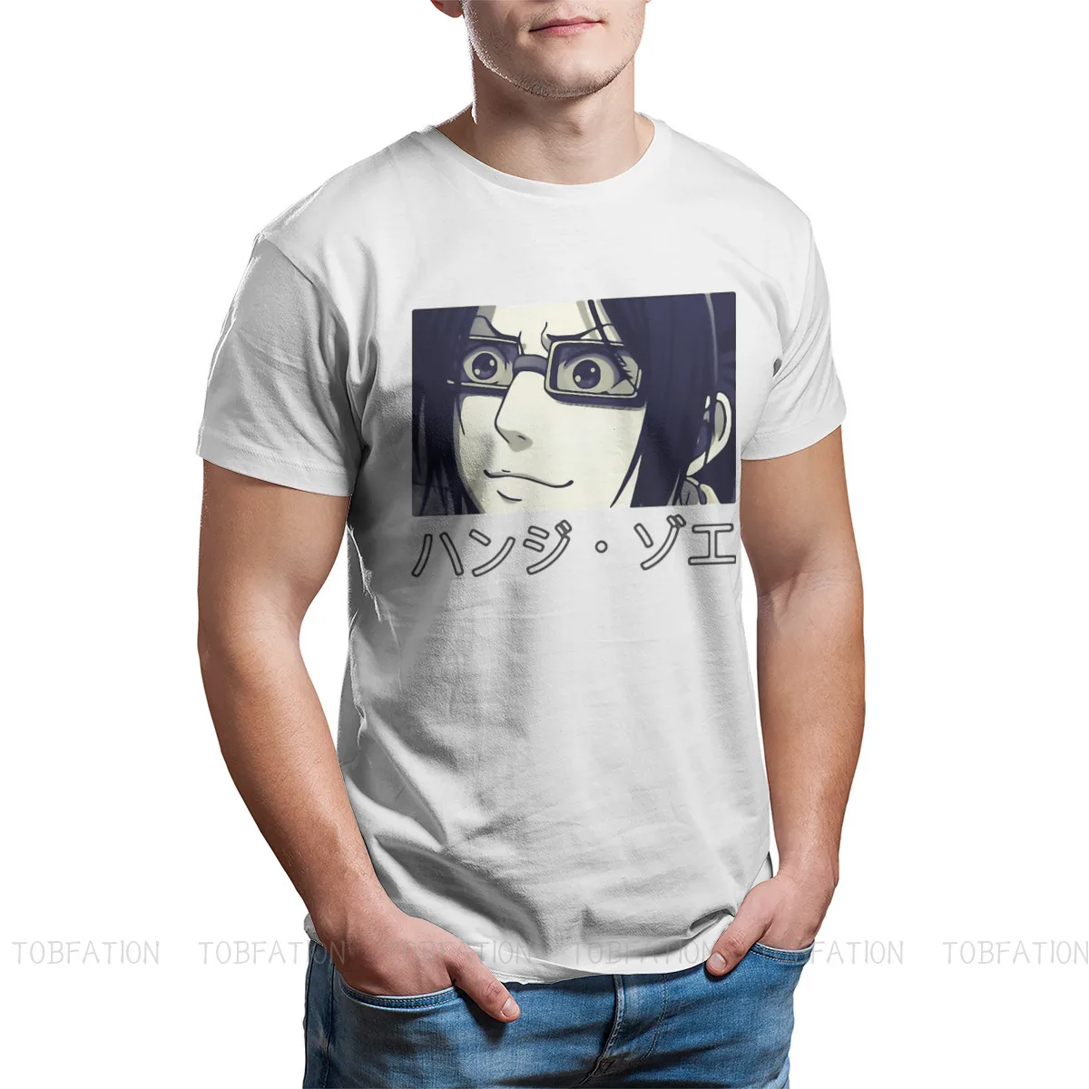 

Hange Zoe Cool футболка с круглым воротником Attack On Titan Snk Levi Eren аниме футболка из чистого хлопка Базовая мужская одежда новый дизайн
