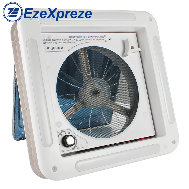 

11'' CE 3 Speeds with LED RV Motorhomes Vents 12V Roof Vantilator Fan Caravan Window travel trailer camper van accessories