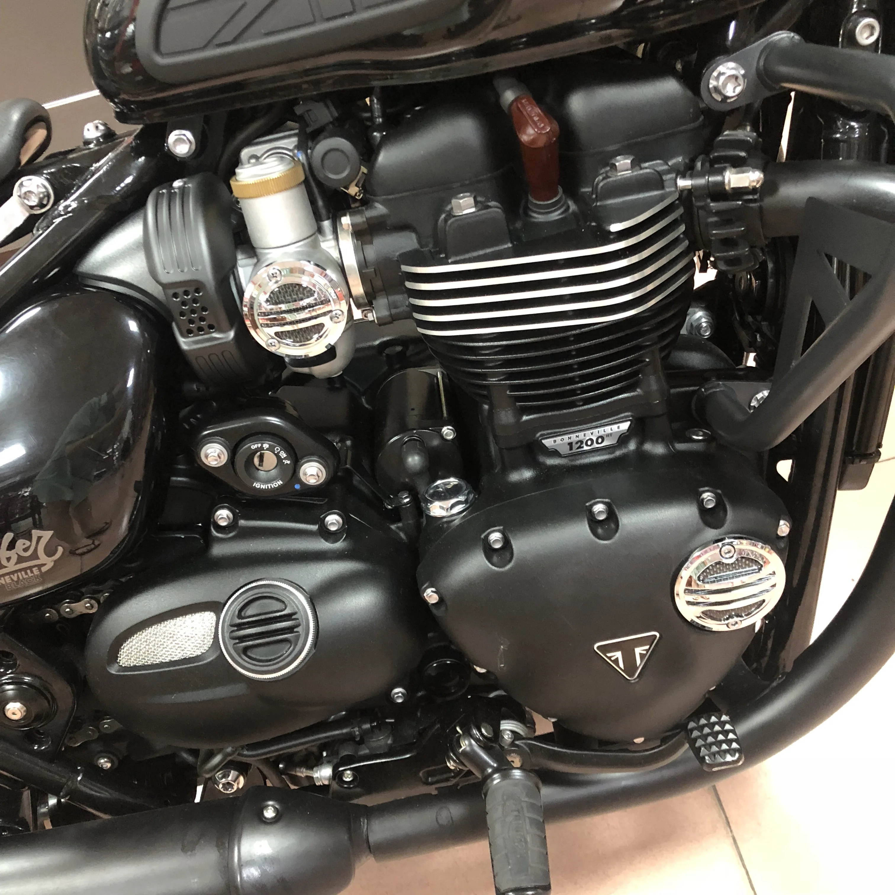 Значок Сцепления Мотоцикла и обложка проверки Acg для триумфа улицы Twin Bonneville T100 T120