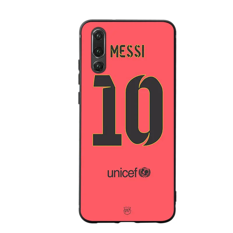 RKQ Месси Джерси Стиль чехол для телефона huawei Psmart P10 P20 P30 Lite 2019 Honor 8X9 10 20 mate 20X lite pro