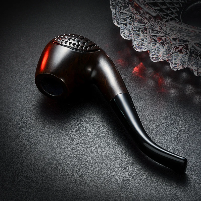 Деревянный курительный набор черное дерево искусственное с аксессуарами для