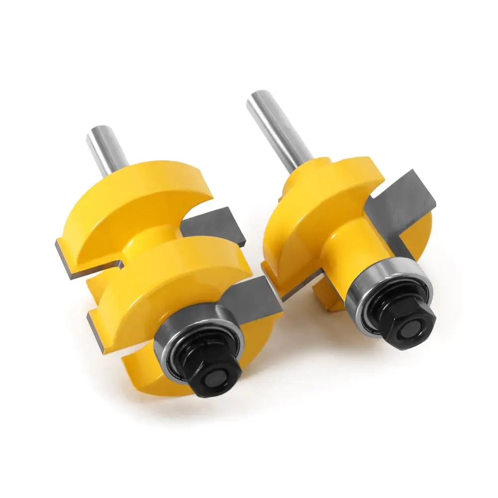 2 шт. 8 мм or12mm хвостовик высокого качества большой концевых фрез в сборе для