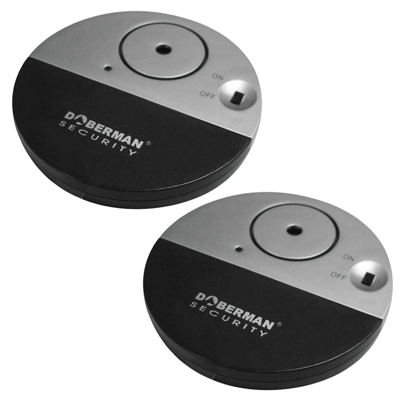 

Беспроводной Электронный вибрационный датчик DOBERMAN SECURITY, датчик вибрации для дверей шкафов и окон, 100 дБ, 2X