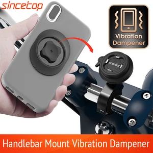 universal motorcycle handlebar phone holder with vibration dampener mountain bike mtb road bicycle motor aluminum mount stand free global shipping