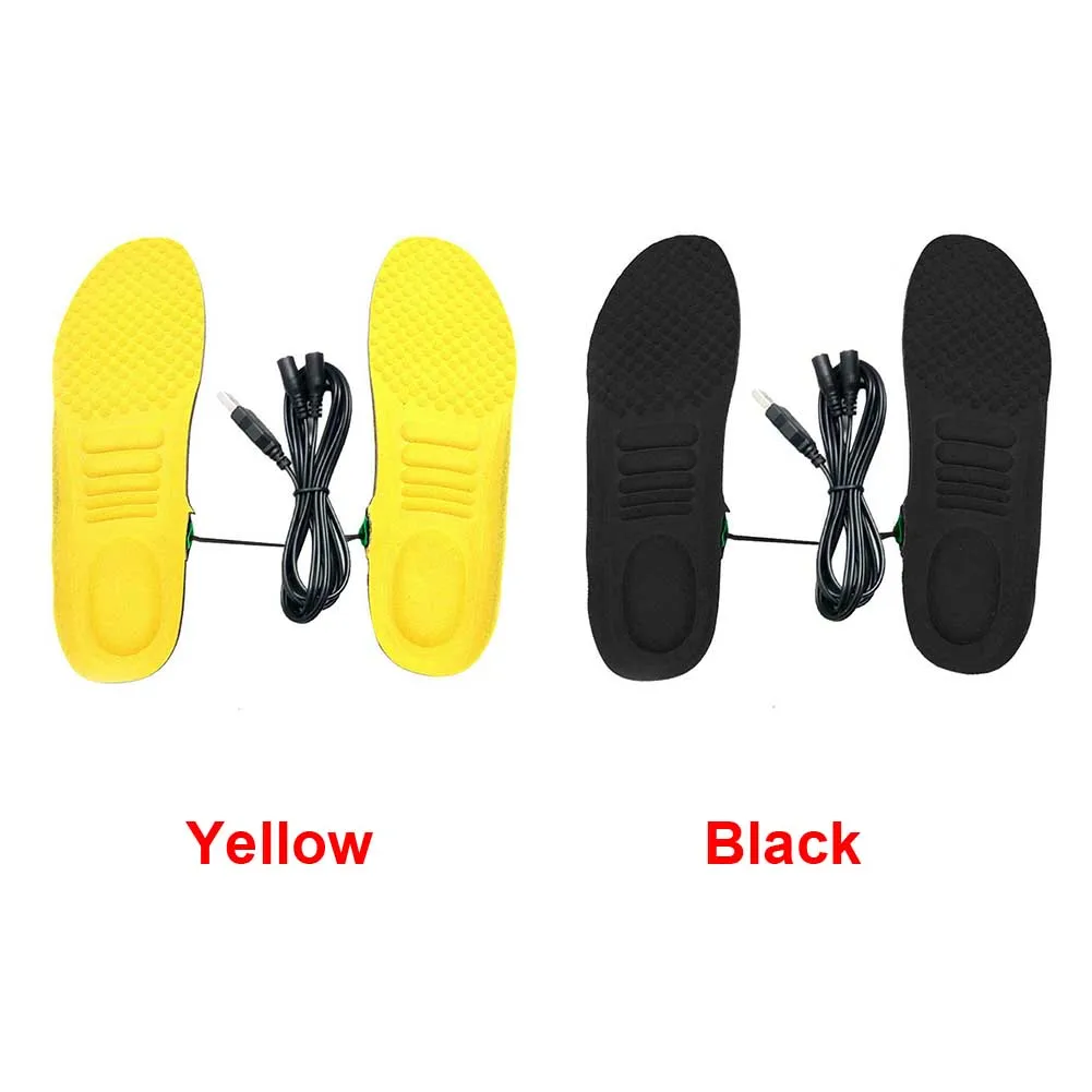 

1 Pair USB Charging Outdoor Ridding Electric Comfortable Camping Thermal Ski Winter Heated Insole Soft Sports Foot Warmer Pad