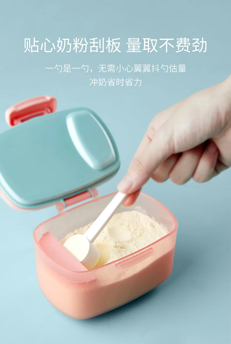 

Коробка для детского молока, портативная рисовая лапша, контейнер для молока и порошка, отдельно упакованный контейнер для закусок, контейн...