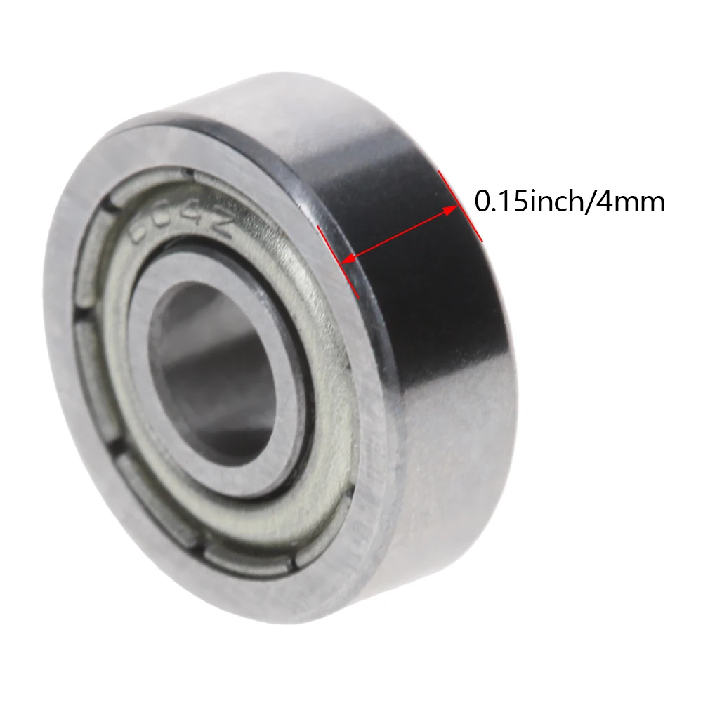 

Othmro Hot Selling 604Z 604-2RS 604ZZ Bearings 12x4x4mm Deep Groove Miniature Ball Bearings Transmission Parts 1/2/5/10/20pcs