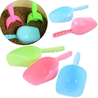 1 pcs mutli function environmental plastic spoon pet dog cat cute food feeder bowl shovel scoop tool pet supplies