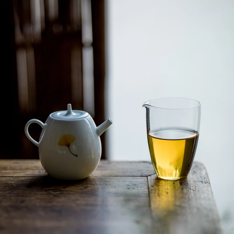 WIZAMONY чайный горшок с травой и деревянной глазурью 230 мл китайский сервиз