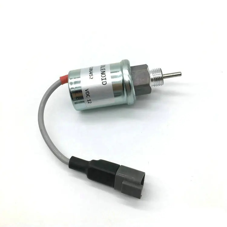

12V 24V Perkins 404D-22G Stop Solenoid U85206452 Flameout Switch Shutdown Valve