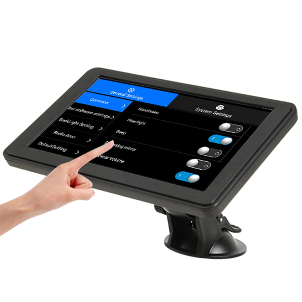 

Dash Cam GPS Navigator Parking Monitor 7 inch Screen Car Bus Truck GPS Navigator FM Transmitter with Map of Europe