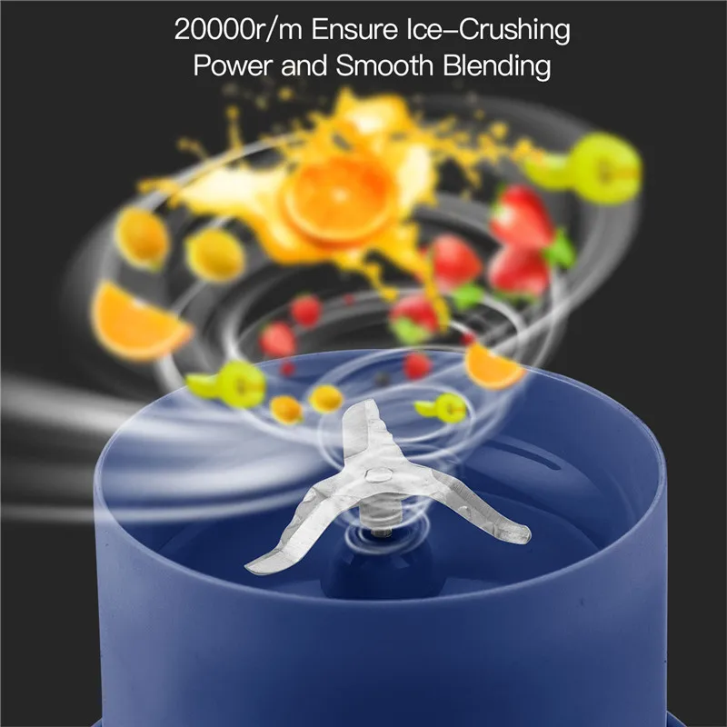 Портативный Электрический блендер мини USB перезаряжаемая соковыжималка для сока