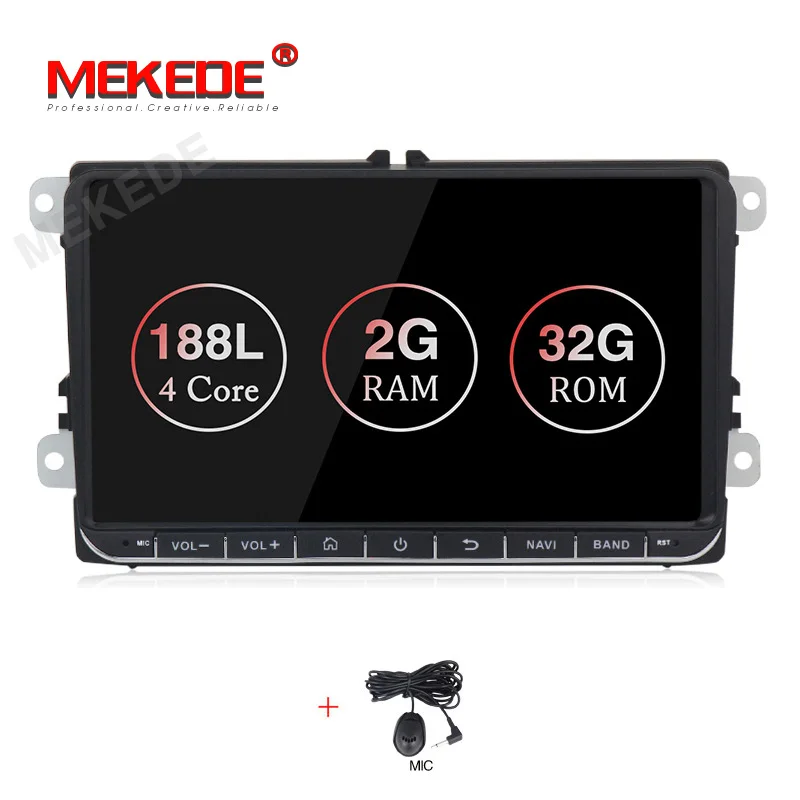 32G model " Android 9,1 2+ 32G Автомобильный gps-навигатор для VW Volkswagen SKODA GOLF 5 Golf 6 POLO PASSAT B5 B6 JETTA TIGUAN dvd плеер BT RDS - Цвет: 32G model