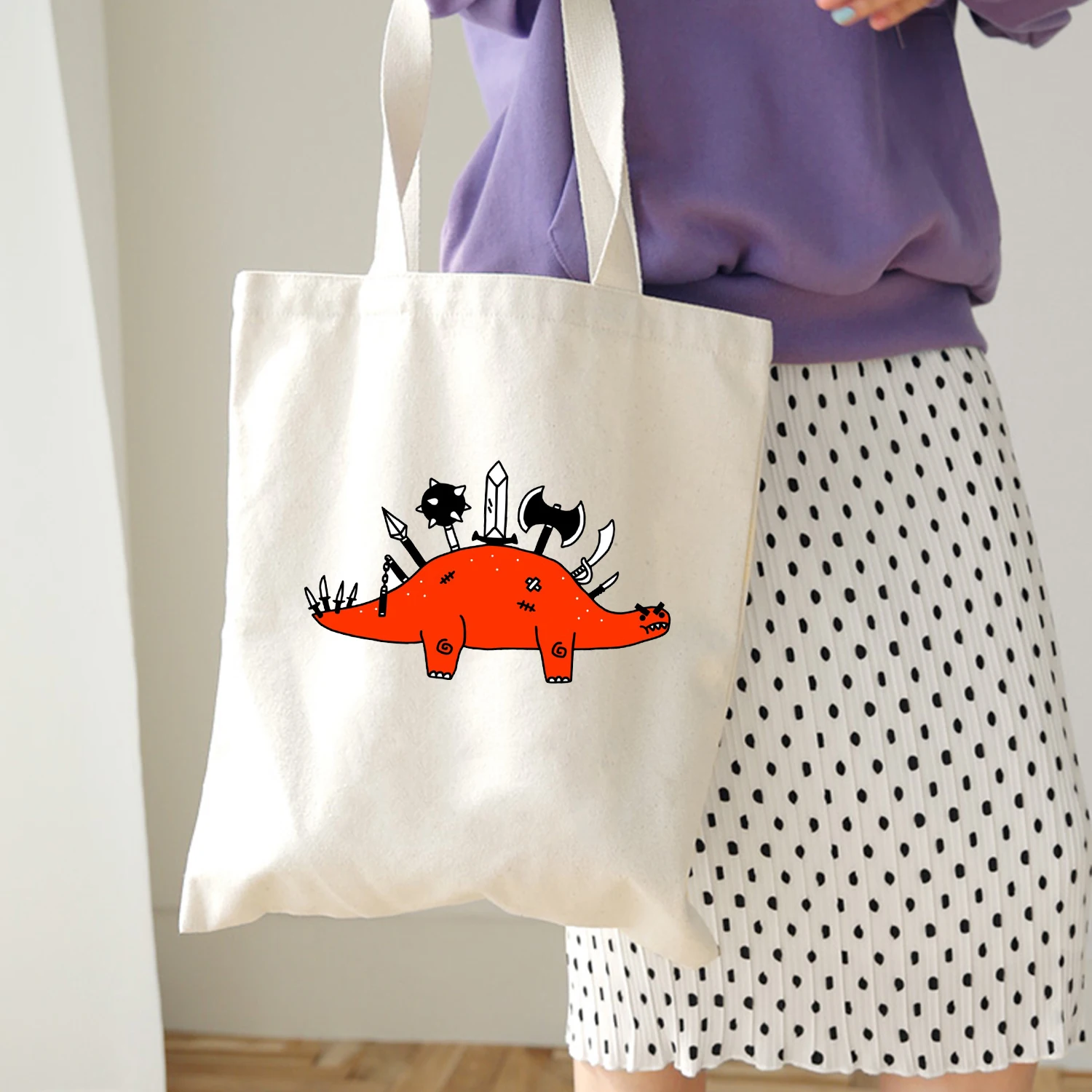 Корейская сумка через плечо Женская милая тоут холщовая Большая вместительная