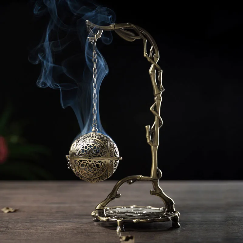 Креативная антикварная подвесная горелка с драконом металлическая катушка