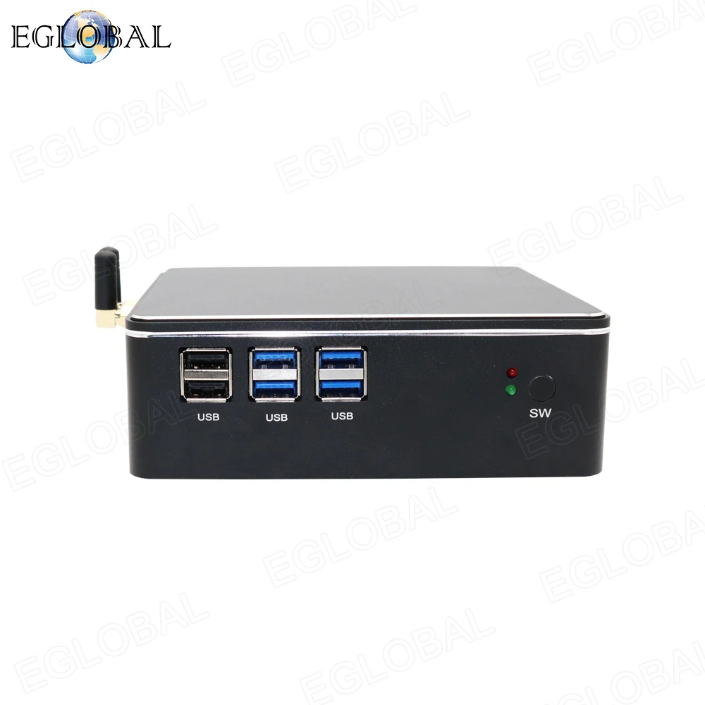 Eglobal NUC портативный мини ПК Intel Core i7 7567U Iris Graphics 550 размер ладони компьютер двойной