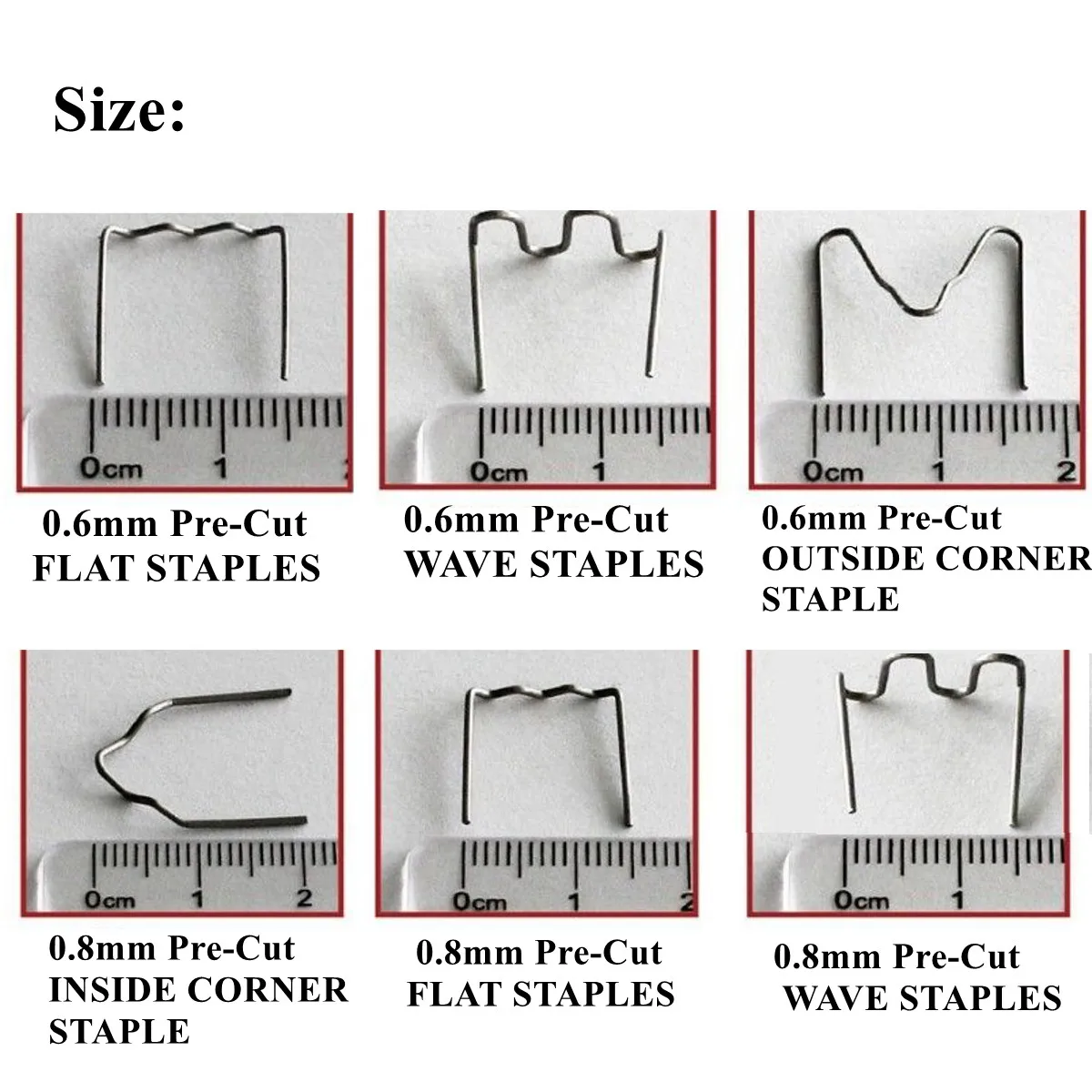 600 шт. стандартная предварительно нарезанная скобы для горячего степлера из