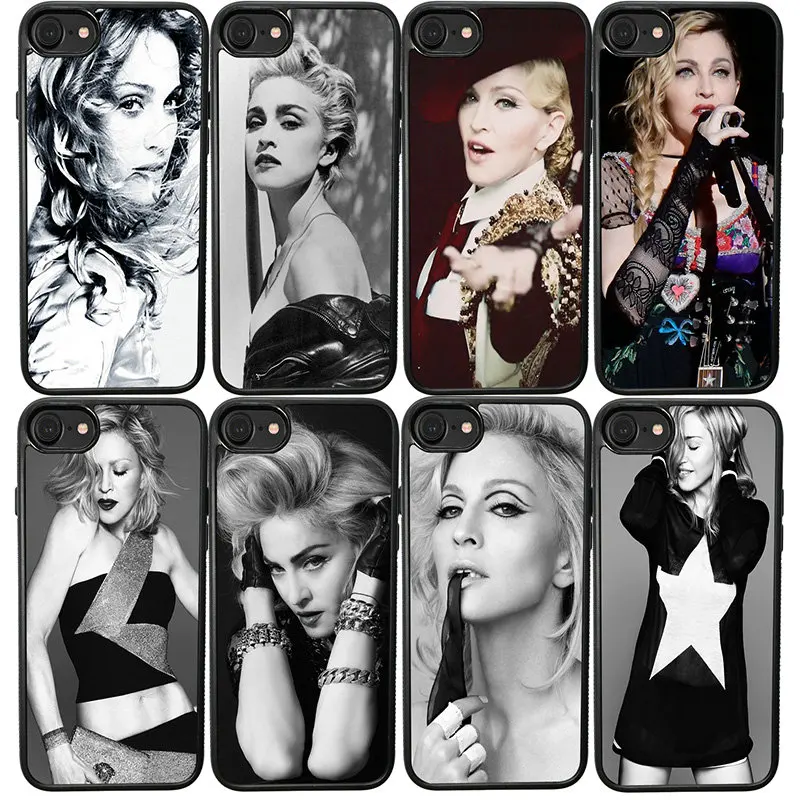 Madonna Dark Sexy Music Pop Celebrity мобильный телефон Жесткий ПК чехол для iphone 8 7 6 6S Plus X XR XS 11 Pro Max