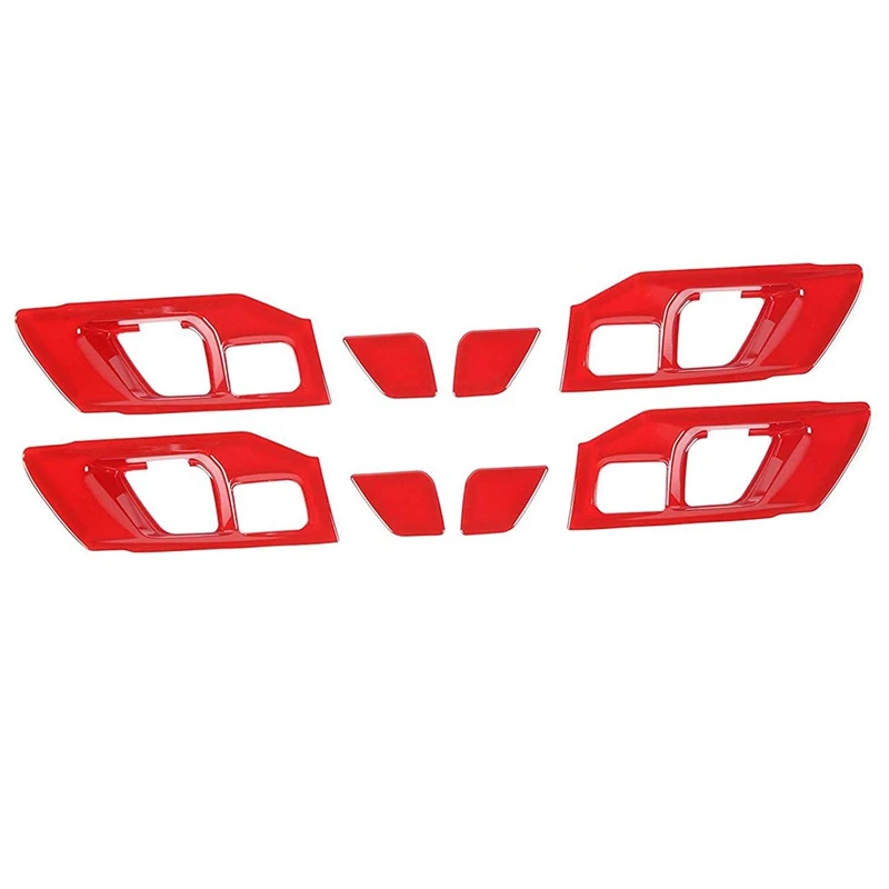 

Inner Door Handle Bowl Cover Trim Frame Decor for Dodge RAM 1500 2018+ Car Accessories Decor Frame