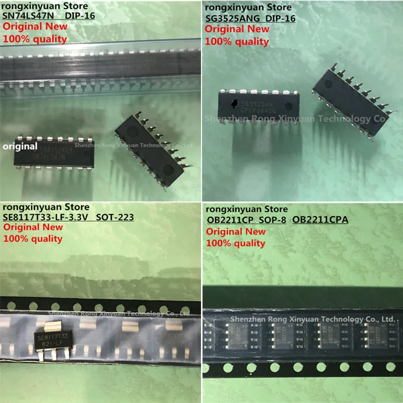 SN74LS47N SN74LS47 SG3525ANG SG3525AN SG3525 SE8117T33 LF 3.3V SE8117 OB2211CPA OB2211CP OB2211 100% Новый